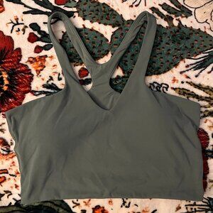 Lululemon Flow Y Nulu Bra (Size 8) – Sage Green